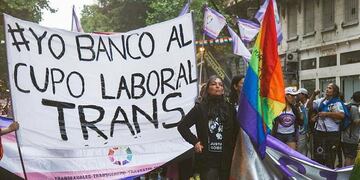 Pedido por el proyecto de cupo laboral trans.