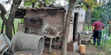 Rescataron a un peón rural en un campo de Villa Mugueta tras una denuncia por trabajo esclavo. (Renatre)