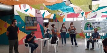 Trasladaron el centro de vacunación al SUMAC