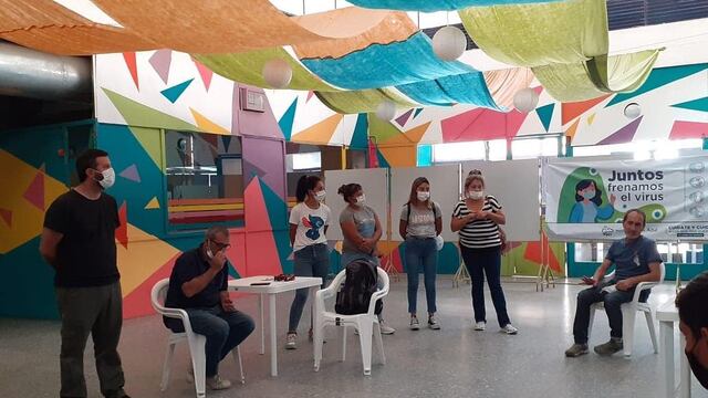 Trasladaron el centro de vacunación al SUMAC