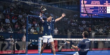 El mercedino Maximiliano Sanchez junto a Luciano Capra superaron con comodidad a Yanguas y Ramírez para acceder a la segunda ronda.