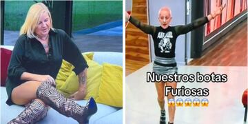 Furor en Gran Hermano: cuánto cuestan las botas que usan Virginia y Furia dentro de la casa.