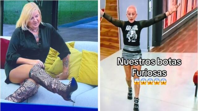 Furor en Gran Hermano: cuánto cuestan las botas que usan Virginia y Furia dentro de la casa.