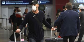 Se refuerzan los controles sanitarios en Ezeiza. (Foto: DPA)