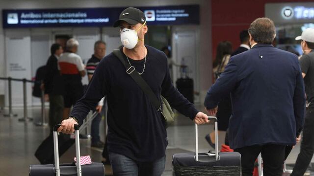Se refuerzan los controles sanitarios en Ezeiza. (Foto: DPA)