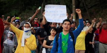 Las manifestaciones se desataron en todo el país\u002E