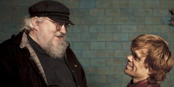 (FILES) In this file photo taken on September 20, writer George R\u002E R\u002E Martin, winner of Outstanding Drama Series for \