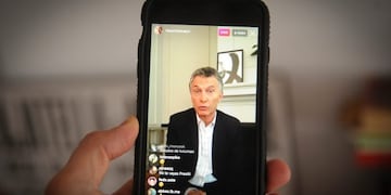 Mauricio Macri en Instagram\u002E (crédito: Federico López Claro)