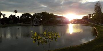 Lago recreativo en La Para
