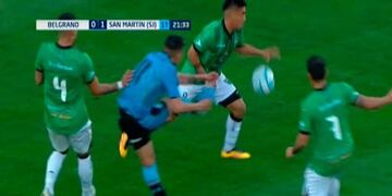 La mano de Barrios frena el envío del Gato Luján\u002E Era penal\u002E\u002E\u002E