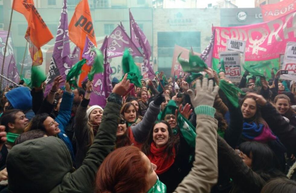 Despenalización del aborto: los festejos en Córdoba tras la aprobación en Diputados