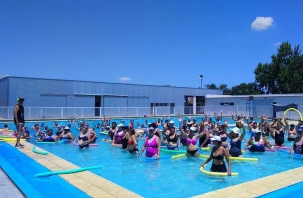 Cupos completos para las actividades acuáticas en la pileta municipal