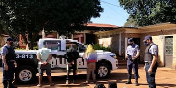 La policía recuperó los elementos y detuvo a dos jóvenes\u002E