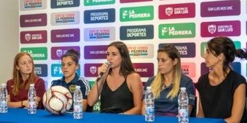 Presentaron oficialmente el triangular que disputarán River Plate, Boca Juniors y la selección de San Luis\u002E