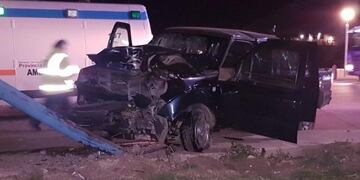 Accidente sobre la avenida Ducós