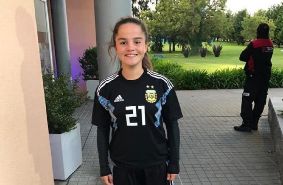 Alegra Risso de Freyre entrena con la Selección Argentina de Fútbol