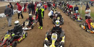 Tercera fecha del Provincial cordobés de Karting sobre tierra, en Villa Nueva\u002E 30 junio 2018