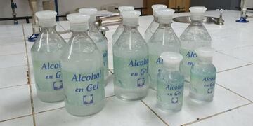 Alcohol en gel\u002E