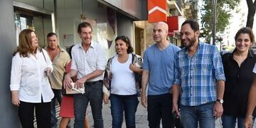Larreta visito a vecinos de Recoleta