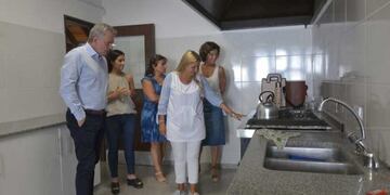 El intendente supervisó los avances de la obra en la Escuela 33