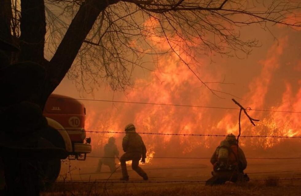 El incendio en las sierras de Córdoba, el peor desde 2008