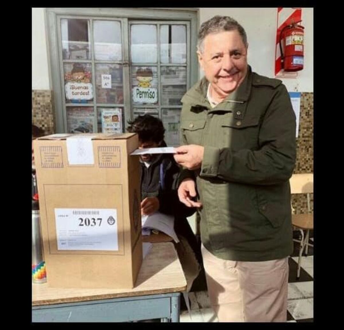 Alfredo De Angeli - Votó en Gualeguaychú\nCrédito: Vía Gchú