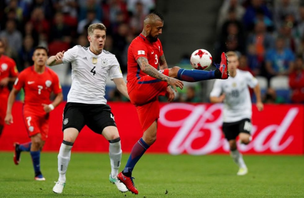 Chile y Alemania empataron 1 a 1 por la Copa Confederaciones