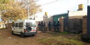 Allanamientos por narcotráfico en Santa Rosa (Policía de La Pampa)
