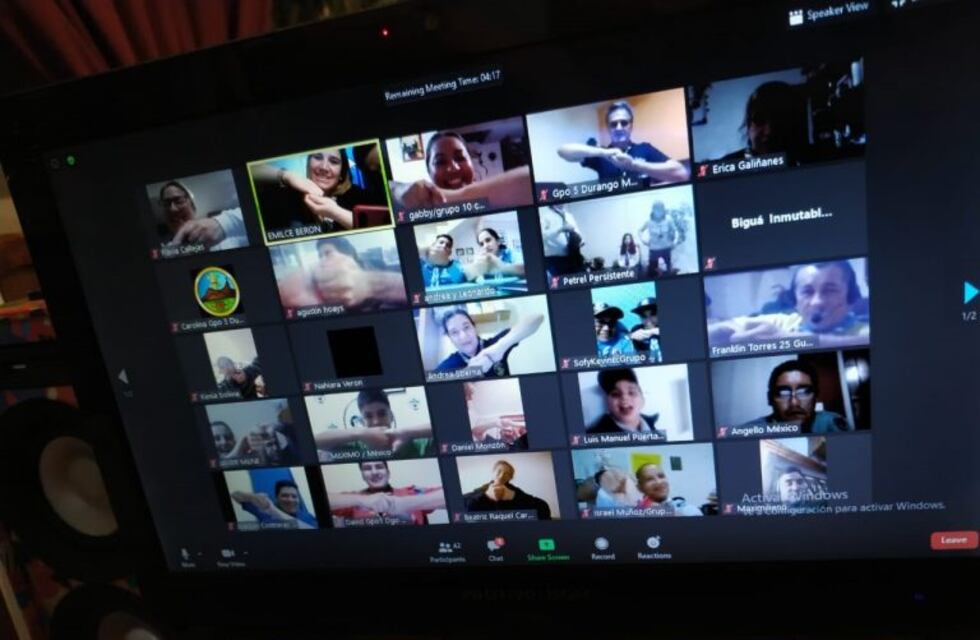 Scouts Navales de Ushuaia participaron de un encuentro virtual internacional