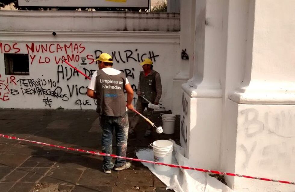Rodríguez Larreta convocó a los vecinos para ayudar a limpiar calles y fachadas tras la marcha por Maldonado