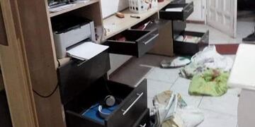 Domicilio desvalijado en Río Ceballos (Foto: FM Sierras Chicas)