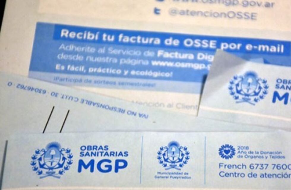 Aprobaron el aumento de 37% de Obras Sanitarias en Mar del Plata