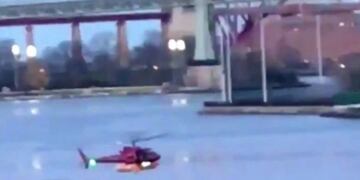 Se estrelló un helicóptero en Nueva York