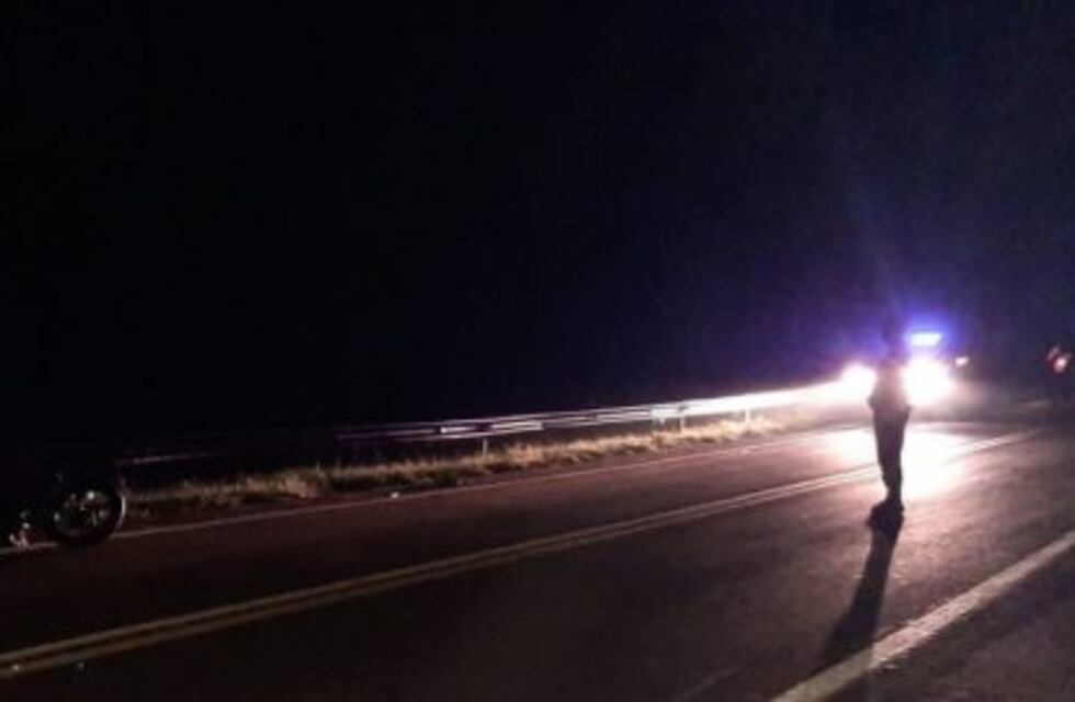 Mado: falleció un motociclista tras despistar en la ruta 12