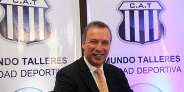 El presidente de Talleres y un repaso por los principales temas que importan en barrio Jardín\u002E