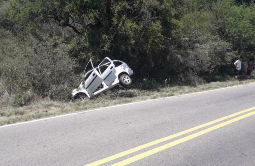Por una falla mecánica perdió el control del vehículo