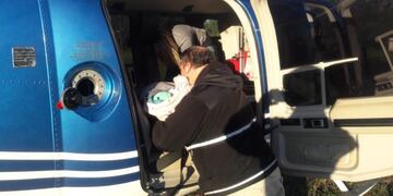 Se llevan en helicóptero a un bebé con bajo peso (facundoquiroga\u002Ecom)\u002E