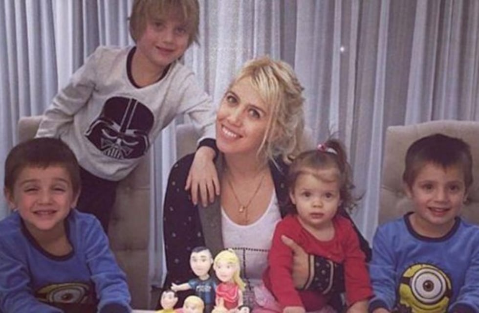 La emoción de Wanda Nara por el gol que le dedicó su hijo Valentino