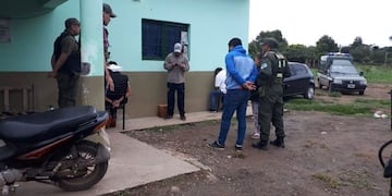 Banca narco detenida (Gendarmería Nacional)