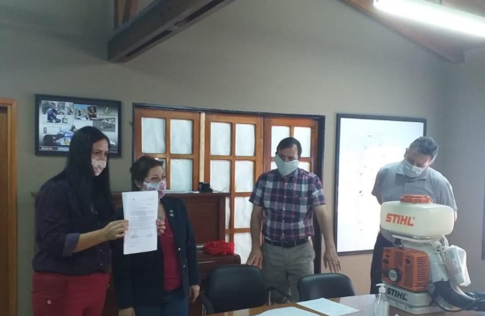 El Rotary Club donó un atomizador para fumigación a la municipalidad de Iguazú