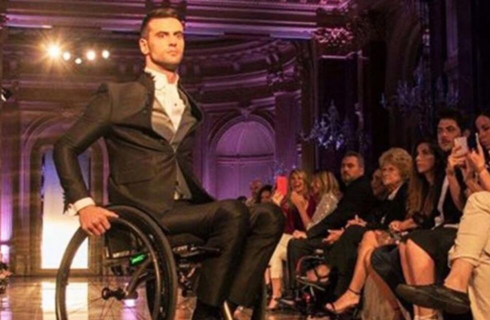 El entrerriano que es médico y debutó como modelo inclusivo en Europa