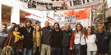 Marcharon trabajadores de Molinos Minetti\u002E