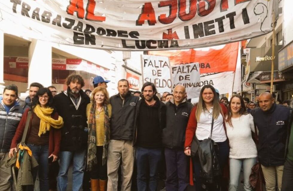 Trabajadores de Molinos Minetti marcharon por retraso en los pagos de salarios y aguinaldos
