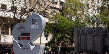 Comienzan los cortes por los Juegos Olímpicos de la Juventud: cierran la 9 de Julio (EFE/Ivo González/COI)