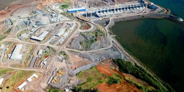 Represa Baixo Iguaçu en Capanema