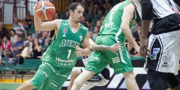 Gerbaudo, jugador de Atenas.