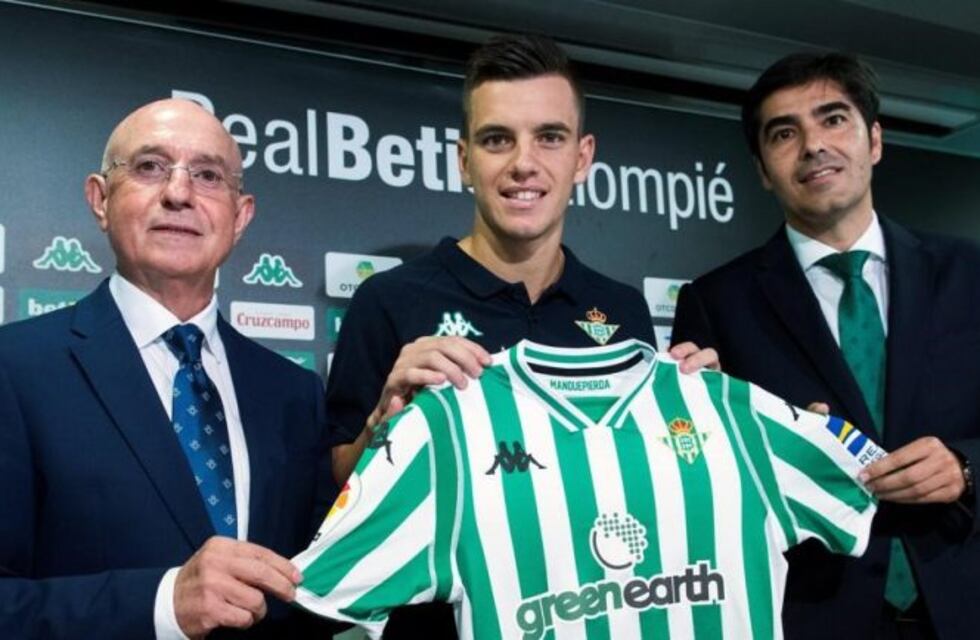 Lo Celso fue presentado en el Betis y quedó en la lista del DT para enfrentar al Valencia