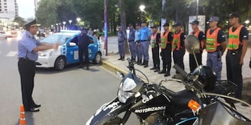 Operativo de seguridad de la Policía de Chaco