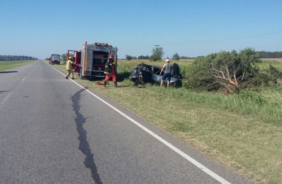 Otro despiste en la autovía ruta 36, cerca de Baigorria