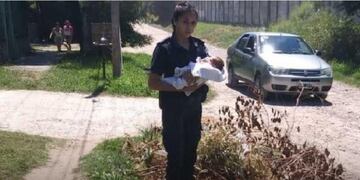 Abandonaron a un bebé recién nacido en un basural de Garín (Foto: TN)